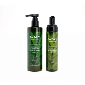 QVC WEN by Chaz Dean Haircare Cleansing Conditioner & Styling Mousse Set