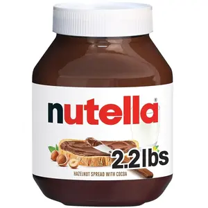 Nutella Hazelnut Spread with Cocoa, Creamy Hazelnut Spread, Breakfast Favorite, 35.3 oz Jar