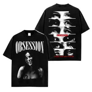 Obsession Horror Thriller Shirt, One Wish Willow Movie Tee, Vintage Gothic Graphic T-Shirt, Dark Film Fan Gift, Oversized Distressed Streetwear