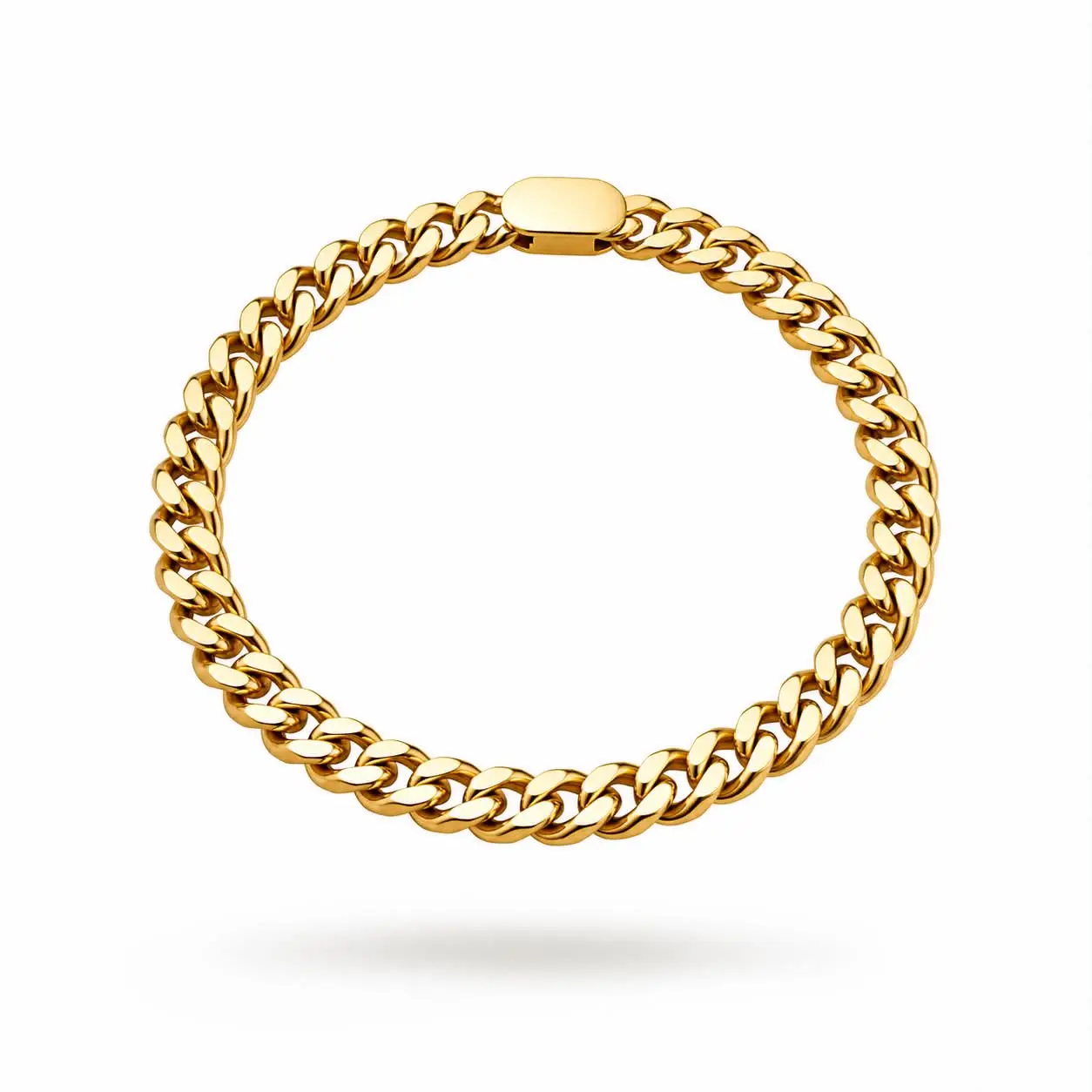 Gold/Silver Cuban Link Bracelet | 316L Stainless Steel | PVD Coated | Waterproof | Unisex