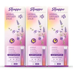 Grape Extract Solution Herbal Diffuser Stick,ForRelievinglnsomnia, Pure Natural Lavender andChamomileExtractsfor Sleep Support,Thyme and mintextracts forlungdetoxification and oral airfreshening,herbaldiffusionrelaxation stick