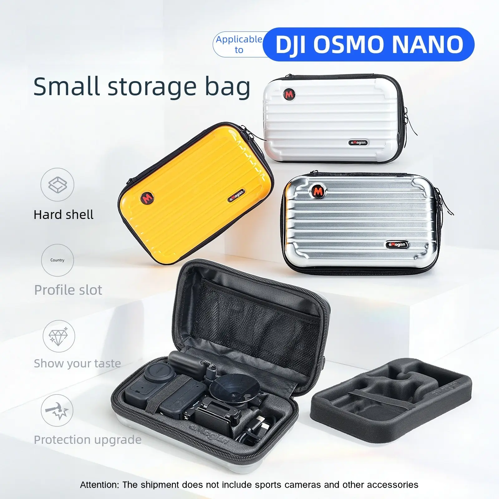 Dji Osmo Nano Small Storage Bag Portable Protective Photography Camera Accessories, Compact Design for Easy Carrying & Protection