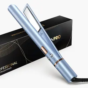 FURIDEN PRO Hair Straightener Flat Iron, Hair Straightener and Curler 2 in 1, Flat Iron Curling Iron in One, Hair Multi Styler Tools, No Frizz | Long-Lasting Finish(Dark Blue)