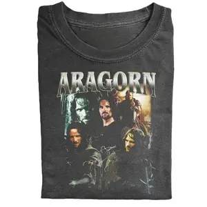 Aragorn Graphic Tee - The Lord of The Rings Movie Shirt - LOTR - Middle Earth - Strider - Ranger of the North - King of Arnor - Men's Top - Menswear Tshirt Streetwear