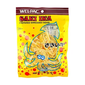 WEL.PAC Original Flavor Dried Shredded Squid Jerky - Authentic Taiwanese Snack, 56.7g