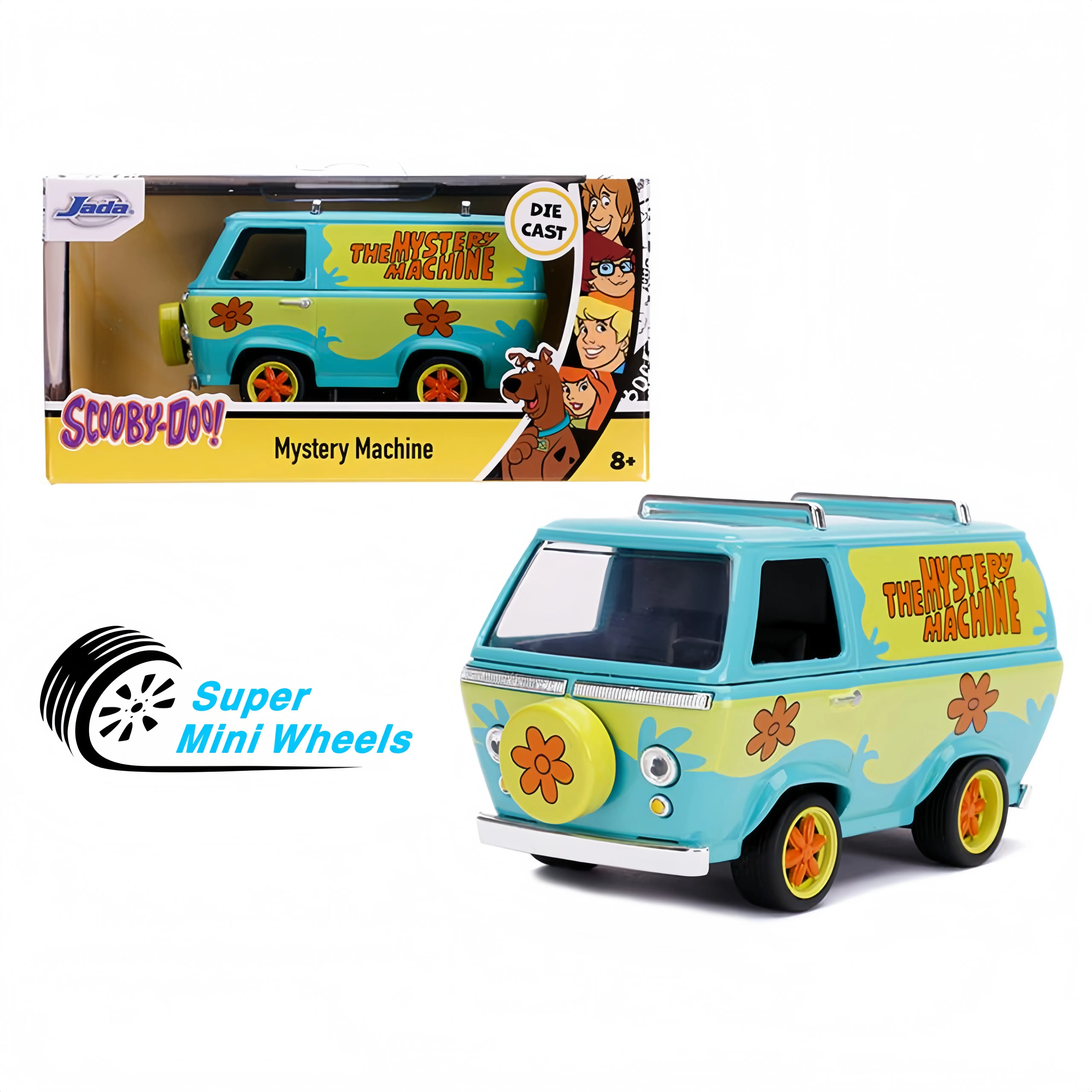 Jada 1:32 Scooby-Doo! The Mystery Machine – Green #32040