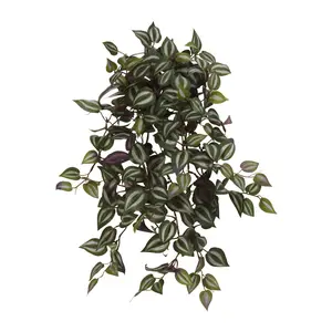 Nearly Natural 23" Wandering J ew Hanging Plan t (Set of 4)