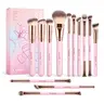 Maange 13-Piece Professional Makeup Brush Set, Foundation, Powder, Blush, Eyeshadow, Highlighter, Concealer, Mascara, Brow Brushes, Travel Kit, Cosmetic Brush Set, Cosmetics Brushes Set