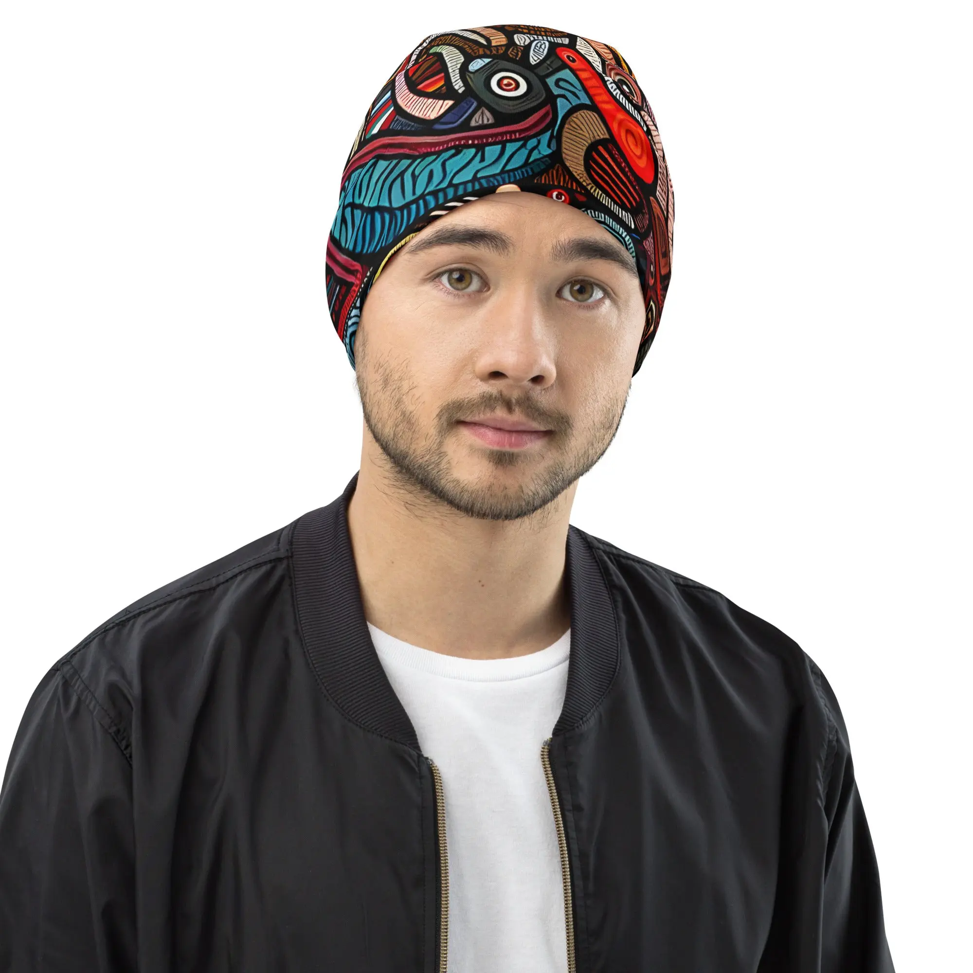 SNRG Unisex Monsterz Beanie, Double-Layered, Men's & Women's Headwear