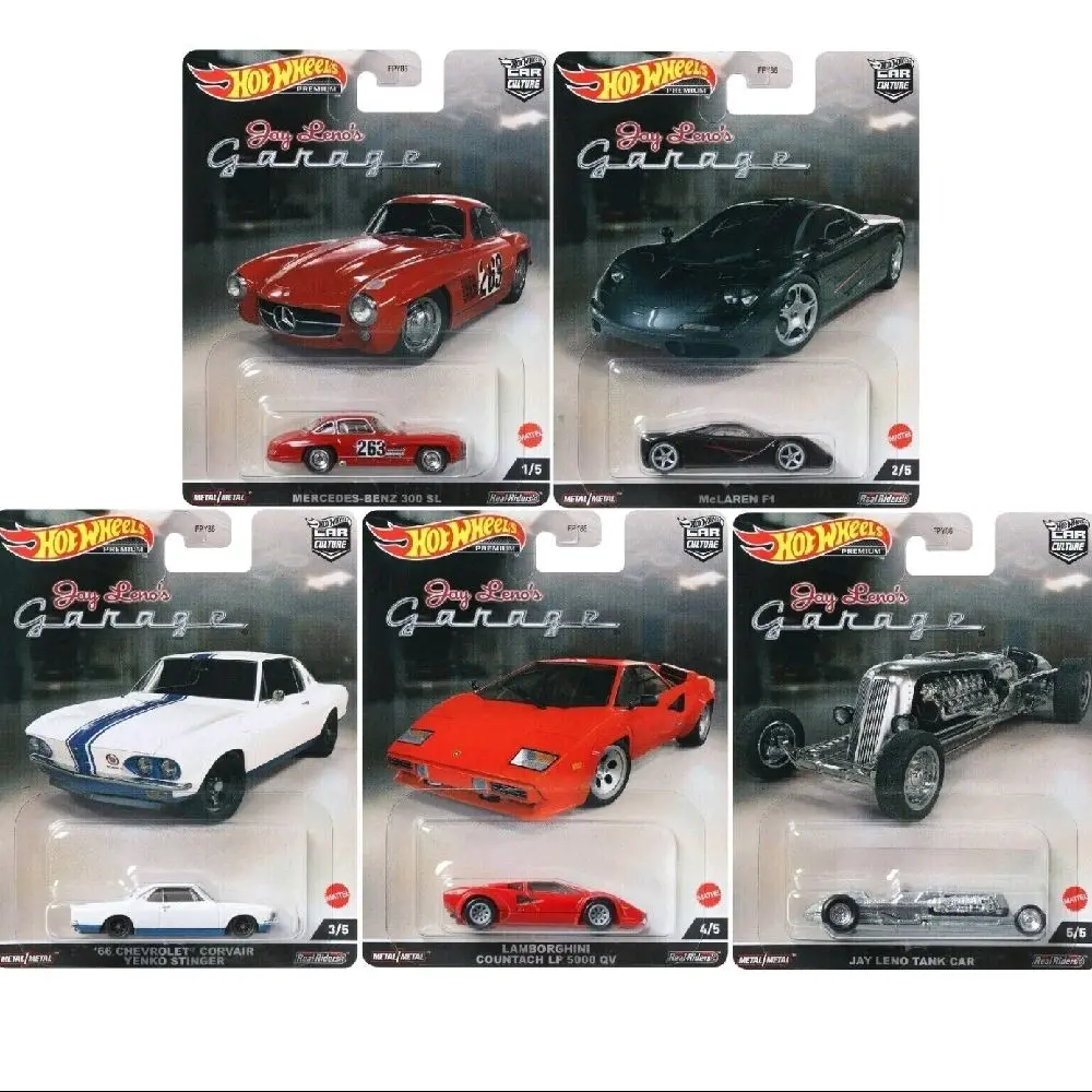 Hot Wheels Car Culture - Jay Leno’s Garage Premium Set Of 5