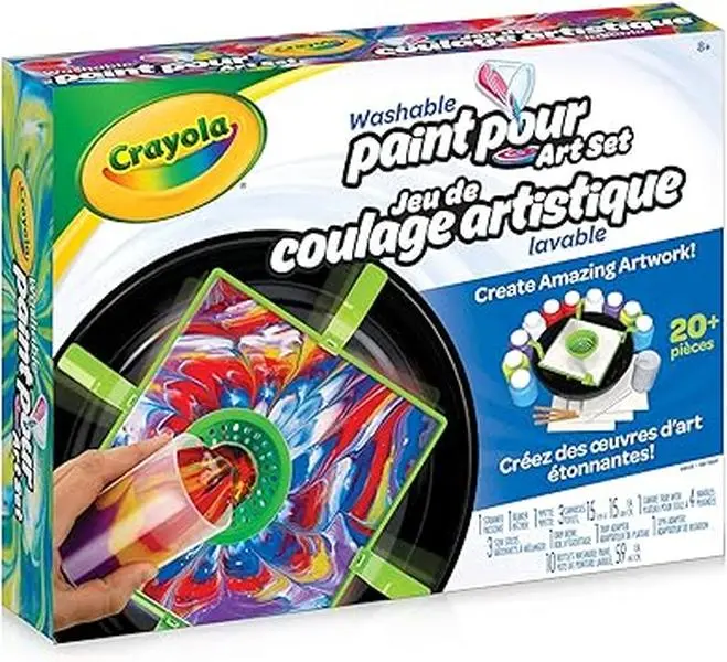 Crayola Washable Paint Set Vibrant Non-Toxic Colors for Creative Expression Ideal for Kids’ Art Projects Easy Cleanup and Long-Lasting Fun