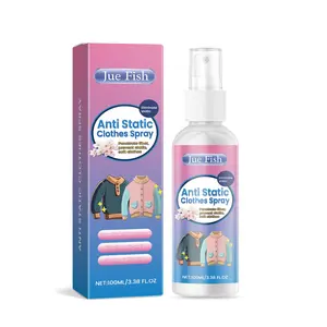 Clothing Anti-Static Spray, Softening Comfort Reduces Clothes Wrinkles, Smooth Clothing Care, Fabric Softener Mist, Home Laundry Essential