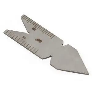 Center Gage 60  Thread  Angle Gage Stainless Steel Measure Tool, Thread Pitch Increment 0.1/0.05mm 1 count
