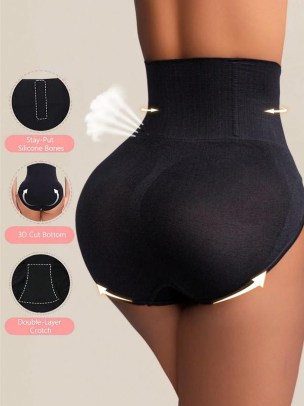 JMK 1 Count Seamless High Waist Shaping Panties, Tummy Control Underwear Slimming Butt Lifter Waist Trainer Body Shaper Shapewear Shorts,  Women's Underwear Sheath Flat Belly Lingerie Briefs,Suitable For Daily Wear Or Training, High Waist Shaperwear