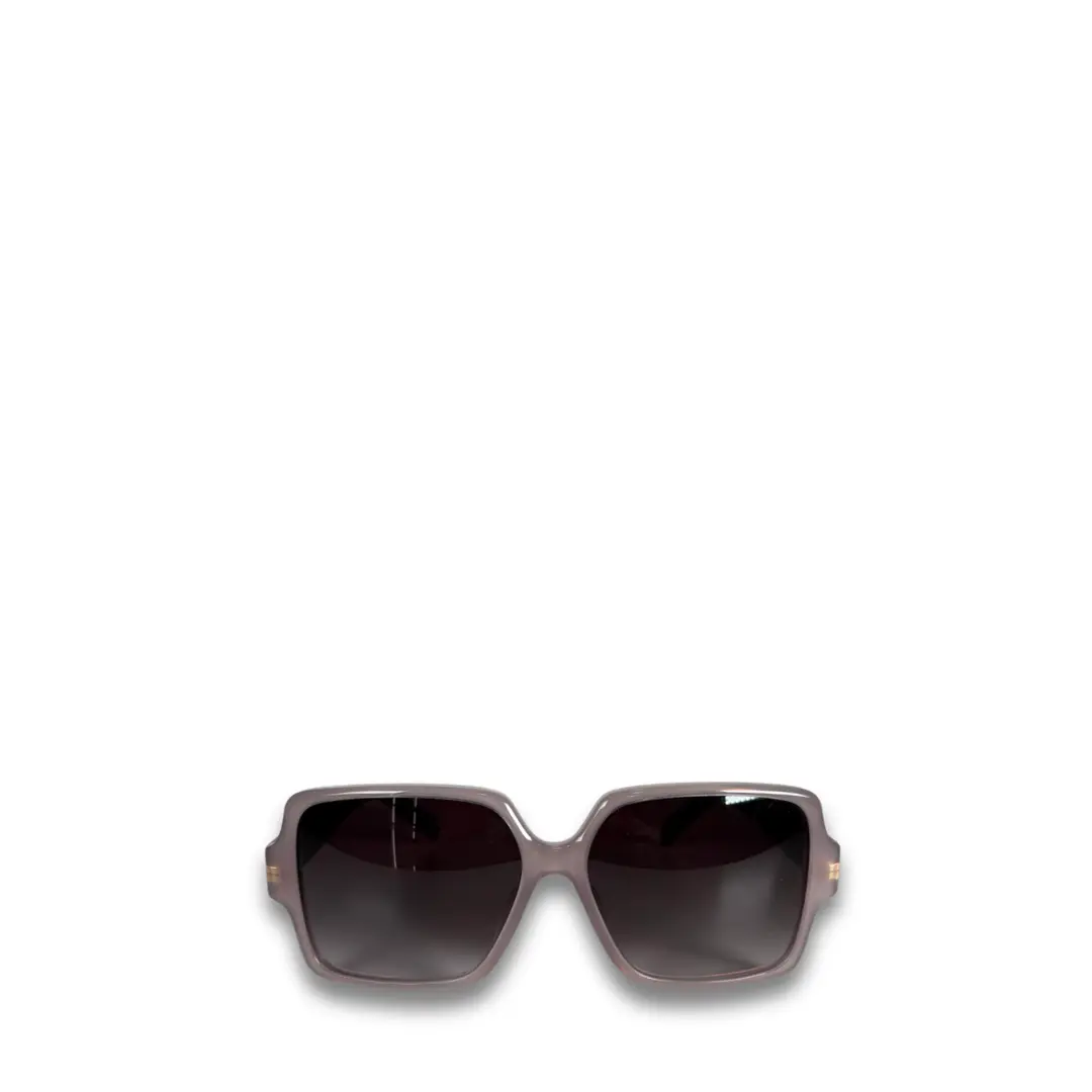Pre-owned Celine Oversized Grey Square Sunglasses