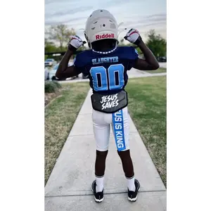 Jesus Saves Football Back Plate