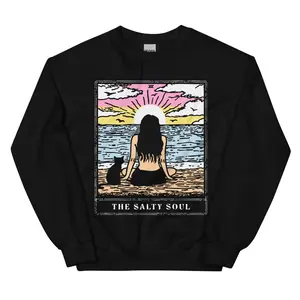 The Salty Soul Tarot Card Sweatshirt