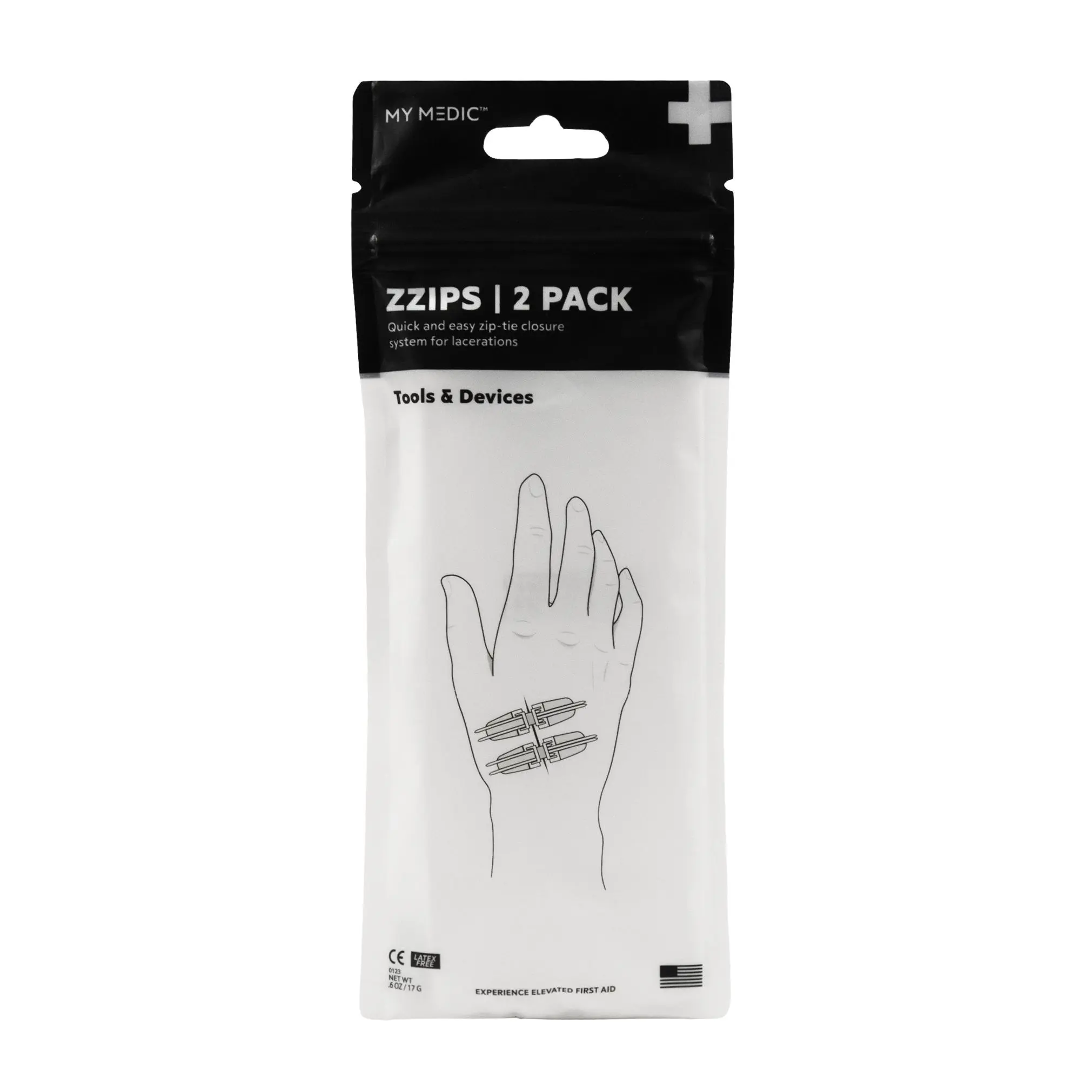 ZZIPS | 2 Pack Wound Closure Strips - Alternative To Stitches ZZIPS | 2 Pack Wound Closure Strips - Alternative To Stitches