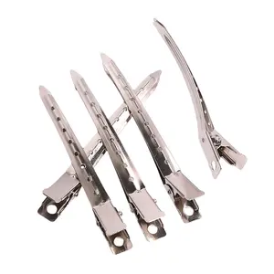 1 Count Hair Clip, Duck Bill Clips, Curl Clips with Holes for Hair Styling, Hair Coloring