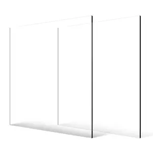 VEVOR Plexiglass Acrylic Sheet, 2-Pack Plastic Sheets, 24x 36 Inch 1/4 Inch Thick Clear Plastic Cast Transparent Glass for Crafting Projects, Replacement Picture Frame Glass, DIY Display, Easy to Cut