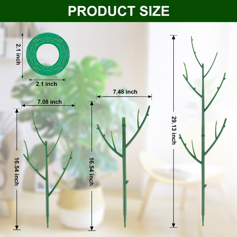 Stackable Monstera Plant Support: Garden Stakes for Climbing Plants Stem Support – Durable Plant Accessories for Indoor Outdoor Potted Plants, Pothos, Vine, Flower