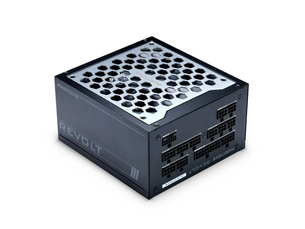 Phanteks Revolt 1000W 80PLUS Platinum, ATX 3.0, PCIe 5.0, Fully Modular, Cable-less, Power Supply Unit Only (cables sold separately), Black
