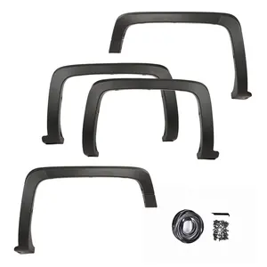 Fit For 2014-2019 Chevy Silverado 1500 2500 3500 Factory Style Fender Flares