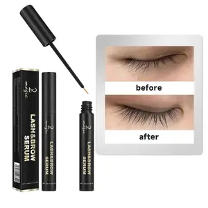 2Bmagic Lash&Brow Serum 3.5ml - Fast Growing Non-Irritating Eyelash Growth Serum for Fuller & Healthier Lashes & Brows, Hypoallergenic & Clinically Tested