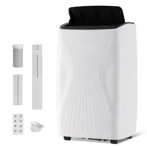14,000 BTU Portable Air Conditioners, 3-in-1 Portable AC Unit for Rooms to 700 Sq. Ft. with Cooling, Dehumidifier & Fan Modes, Remote, 24H Timer, Installation Kits, Indoor Standing AC for Large Room