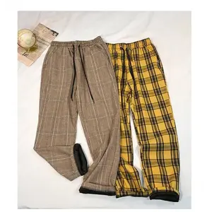 Women's High Waist Plaid Pants – Streetwear