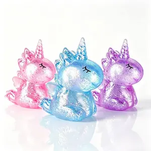 KIDGENIUS Squeeze Toy | Sparkly Maltose Unicorn | Ultra-Soft Slow Rebound For Work & School Breaks