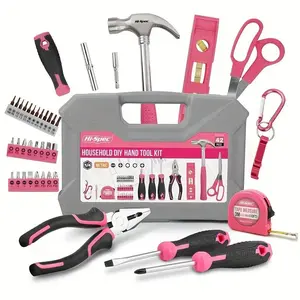 Hand Tool Set, Multifunctional Household Tool Set, Professional Hand Tool Kit, Home Tool Kit for Women, Ideal Gift for Women