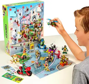 Teenage Mutant Ninja Turtles Holiday Advent Calendar – 24 Days of Ninja Surprises & Collectible Figures for Kids and Fans