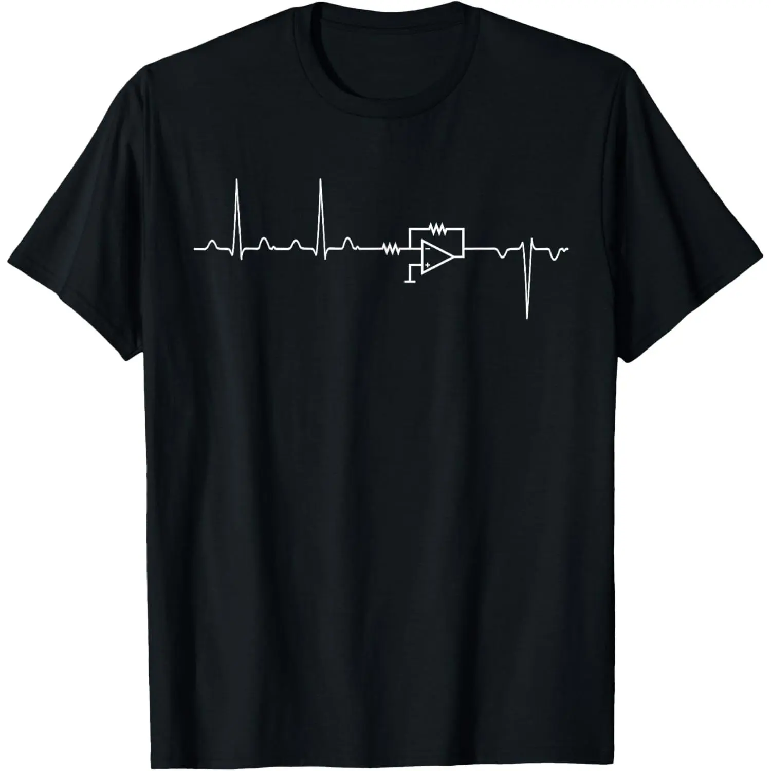 100%cotton Engineering Shirts Heartbeat Electrical Engineering Inverter T-Shirt