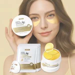 LAIKOU Korea Snail Eye Mask 70g/50pcs, Hydrating Repairing Anti-Aging Under Eye Patches