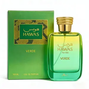 Hawas Fire Long Lasting Eau de Parfum for Men - 3.4 oz Citrus & Spicy Amber Scent, Premium Arabian Perfume for Special Occasions & Daily Elegance