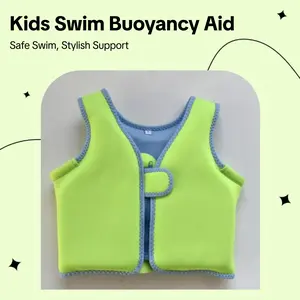 Swimming buoyancy aid for children ages 3-12, anti-drowning, stylish design, made with neoprene, specifically for children's swimming training, swim kit