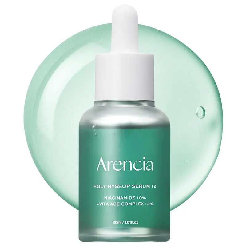 [Arencia Official] Holy Hyssop Glow Serum 12 - Hydrating Formula with Niacinamide & Vitamin A for Brightening, Moisturizing, and Hydrating Skin