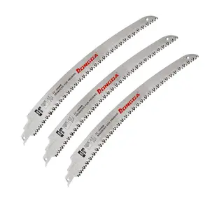 Reciprocating Saw Blade 12 Inch, Arc Edge Wood Pruning Saw Blades 6TPI for Tree Trimming, Wood Cutting, 3 Pieces,Japanese Teeth,Efficient and clean cutting，tools sale clearance