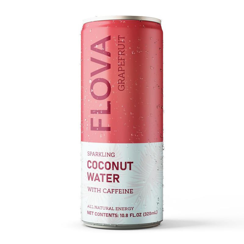 Flova Natural Energy Drink, Electrolytes from Coconut Water, Sports Performance Beverage