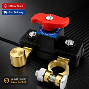 Pure Copper Battery Terminal Cut-Off Switch, for Car Truck RV Boat Yacht, Heavy Duty Circuit Breaker Switch, High Conductivity Stable Power Isolation Leakage Prevention