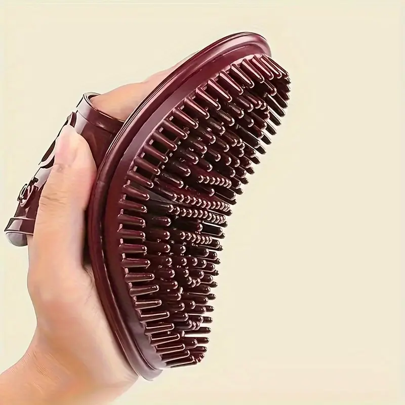 1pc Meridian Massage Brush, Manual Body Scrubber for Full Body Exfoliation, Alcohol-Free, No Battery Needed, Fit, Body Massager