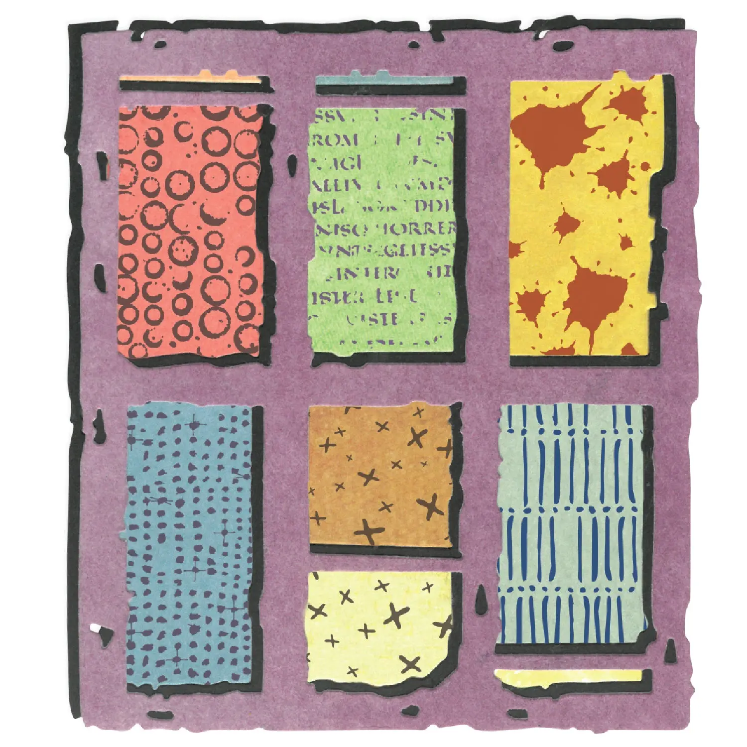 Sizzix Thinlits Die Set 2PK w/6PK Stamps - Viewfinder by Seth Apter