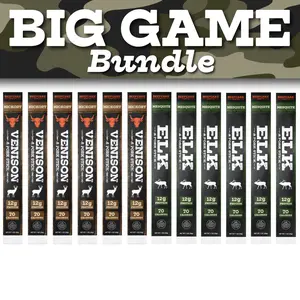 Wild Game Bundle (LIMITED INVENTORY) Elk, Venison, and Pork Meat Sticks Zero Sugar