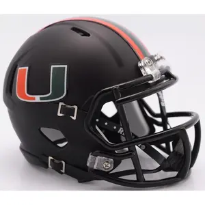 212 MAIN Collectible Helmet, Riddell Full-Size Speed Style Replica with Miami Nights Design for Sports Enthusiasts