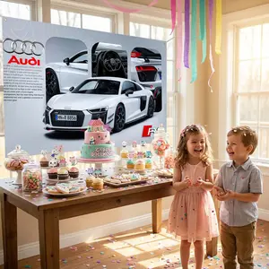 ACar Flags European Simple Design Horizontal Banner | All-Weather Durable for Indoor & Outdoor | Vivid Color Fastness