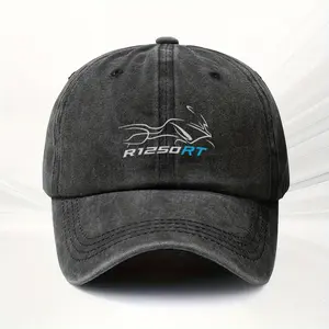 S&T 1 Piece R1250RT Adjustable Denim Baseball Cap, Polyester Lightweight Printed Craft, Suitable for Weddings, Parties, Music Festivals, Bachelorette Parties, Multiple Colors to Choose from, Ideal for Birthday Gifts and Outdoor Cycling Photos