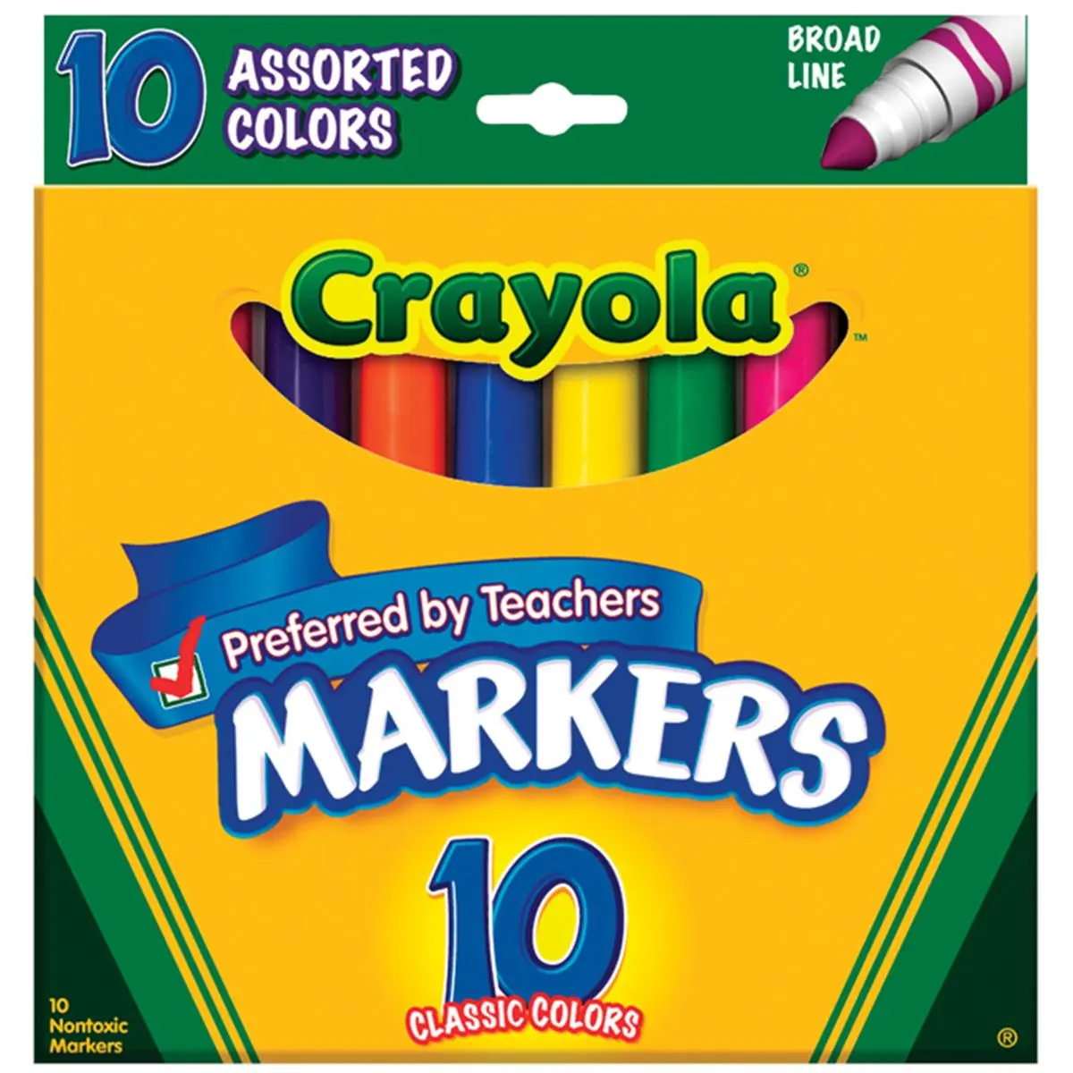 Crayola 58-7725 Crayola Broad Line Markers