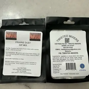 Twisted Mixers Prairie Dust Dip Mix 30 Grams Gluten Free 100% Natural Ingredients Perfect for Roast & Soup