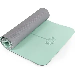 Yoga Mat Non Slip, Pilates Fitness Mats, , Anti- 1/4" Thick Yoga Mats for Women, Exercise Mats for Home Workout with Carrying Sling and Storage Bag